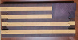 US Flag End Grain Cutting Board - 8x17.75x2 - 13 Stars