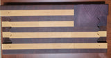 US Flag End Grain Cutting Board - 8x16.75x2 - 13 Stars