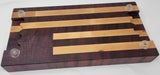 US Flag End Grain Cutting Board - 8x16.75x2